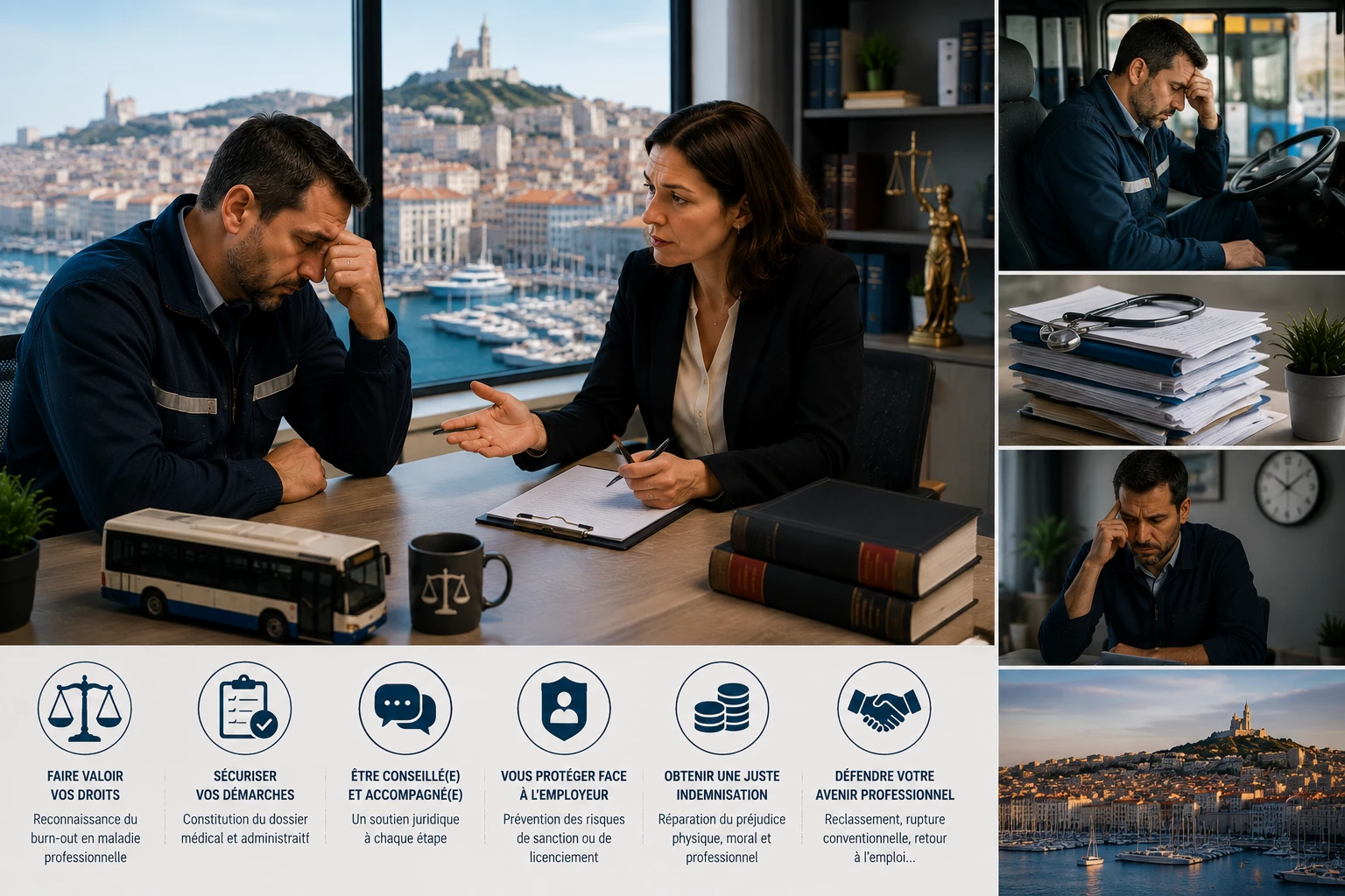 Burn-out à Marseille : pourquoi consulter une avocate ?